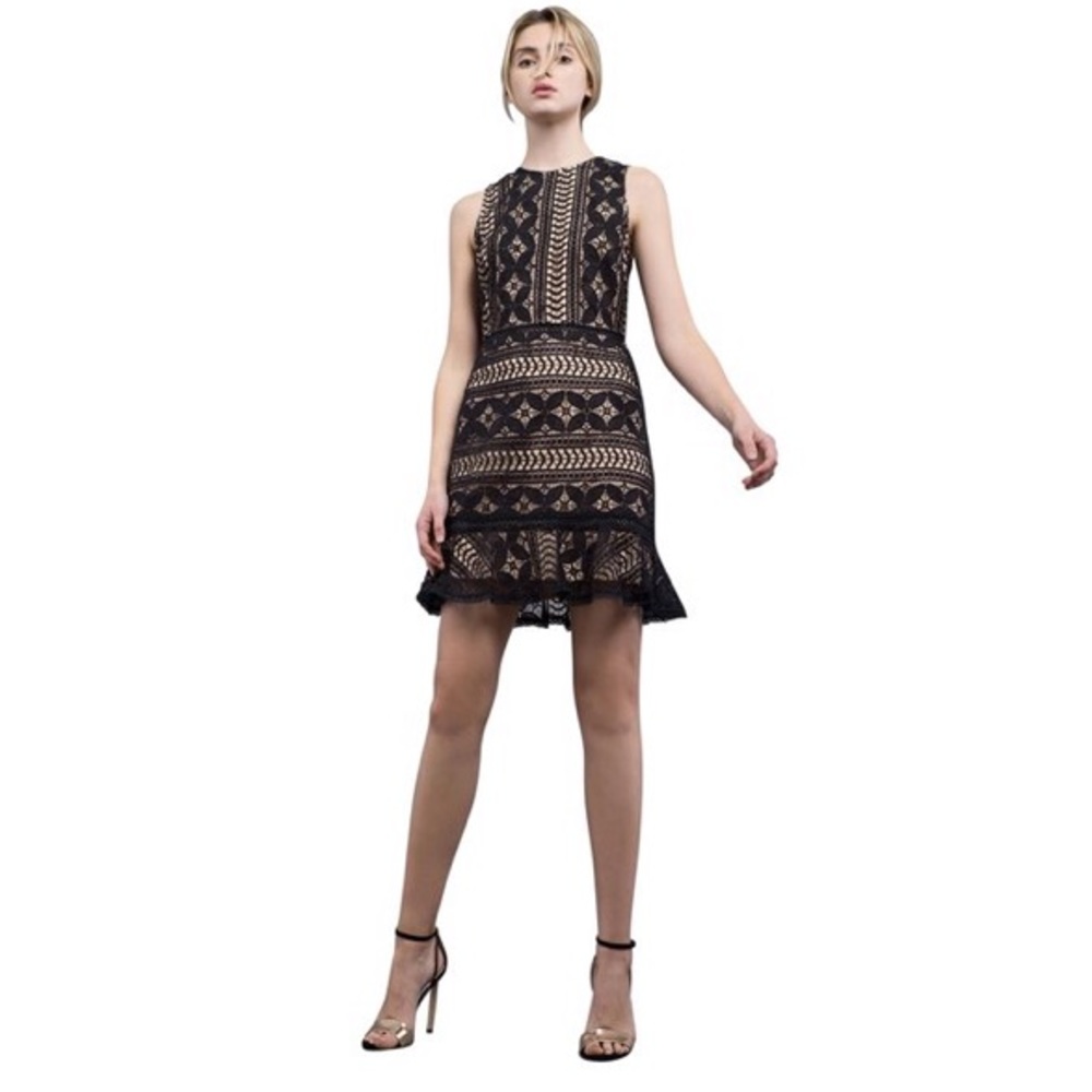 J.O.A. Los Angeles black lace dress